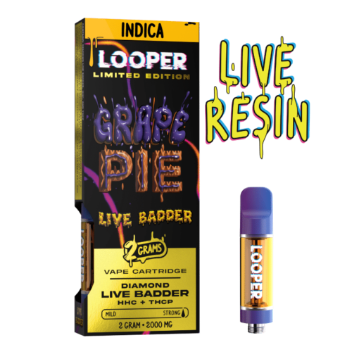 Looper Vape Cartridges Grape Pie 2G