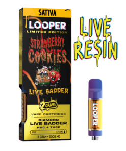 Looper Vape cartridges Strawberry Cookies 2G