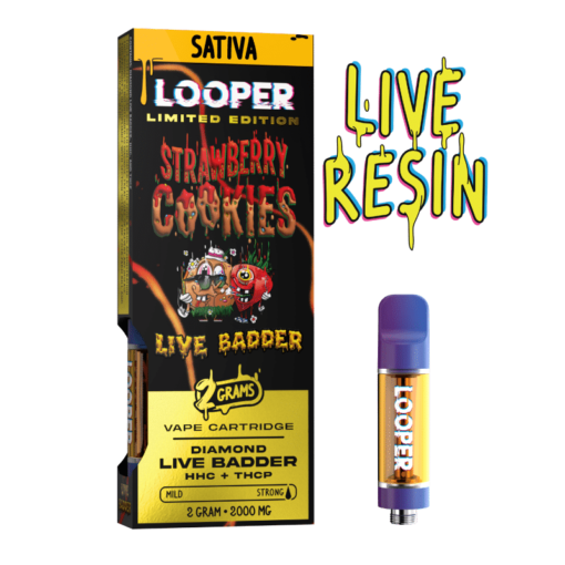 Looper Vape cartridges Strawberry Cookies 2G