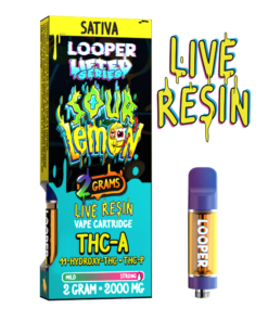 Looper Vape cartridge Sour Lemon 2G